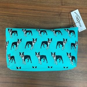 NWT - original Mark Tetro Boston Terrier cosmetic case